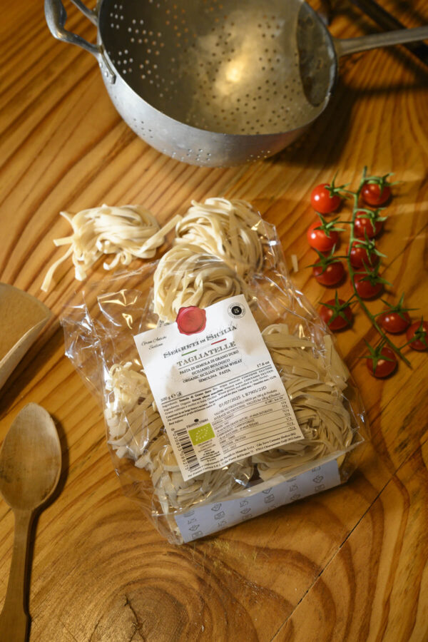 Organic Handmade Tagliatelle Pasta 500g organic handmade tagliatelle pasta 500g