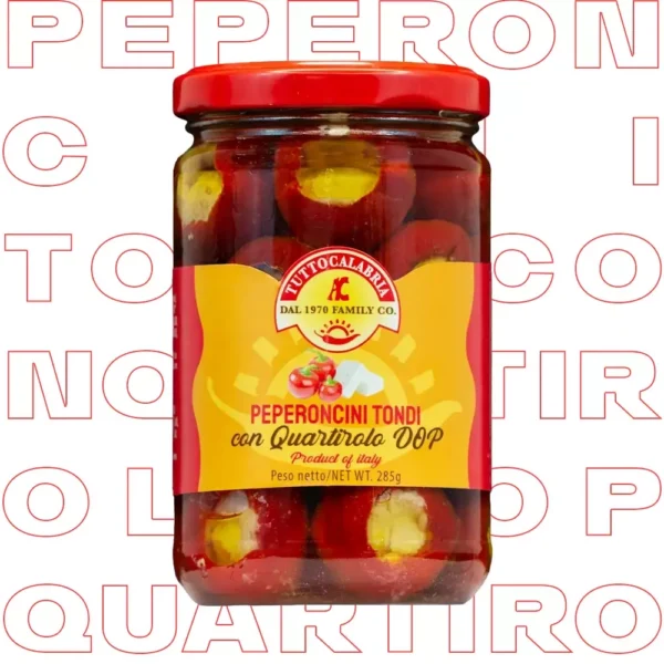 quartirolo dop ga täidetud tšillipiprad 285g